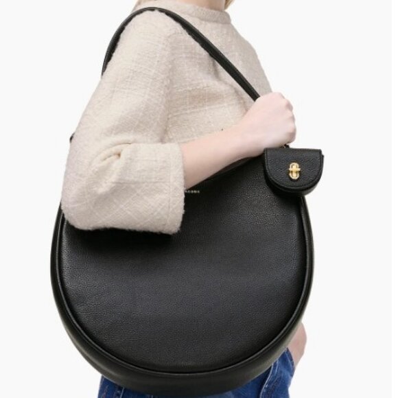 Marc Jacobs Handbags - Marc Jacobs Large Leather Hobo Bag Black